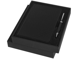 Набор "Saffiano" с блокнотом, черный