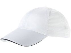 Бейсболка "Alley" 6-ти панельная, белый/темно-синий