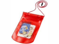 Нагрудное портмоне "Cancun" со шнурком, красный