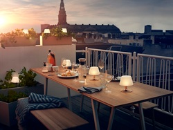 Светильник на солнечной батарее настольный sun light