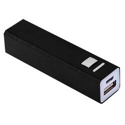 Универсальное зарядное устройство "Thazer" (2200mAh), черный, 9,4х2,2х2,2 см,металл