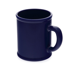 Кружка "Радуга"; синяя, D=7,9см, H=9,6см, 300мл; пластик; тампопечать