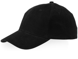 Бейсболка "Bryson", 6 панелей, черный