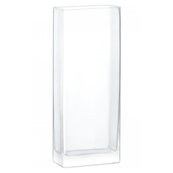 Ваза прямоугольная modular 50 x 20 x 10 см прозрачная