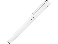 Ручка металлическая роллер VIP, белый