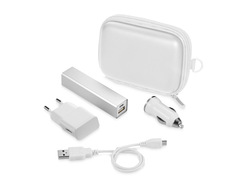 Комплект для зарядки "Volt Premium", белый