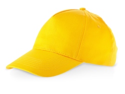 Бейсболка "Memphis C" 5-ти панельная, желтый
