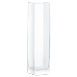 Ваза прямоугольная modular 40 x 10 x 10 см прозрачная