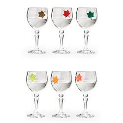 Набор маркеров для бокалов leaf my glass, 6 шт.