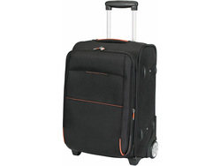 Сумка дорожная "Orange Line" на колесиках, черный